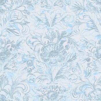 seamless traditional floral pattern on background