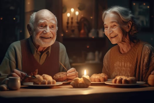 Proper Nutrition. Giving up bad habits, health, a strong body, Older age to be happy and cheerful and cheerful, Senior couple, old seniority, Healthy eating, fruits and vegetables
