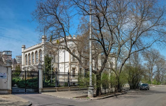 Odessa, Ukraine 15.04.2023. Historical building on the Gogol street in Odessa, Ukraine, on a sunny spring day