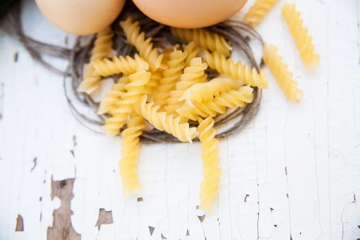 Food ingredients for omelet for healthy breakfast.