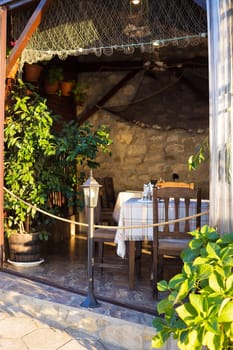 Very nice and cozy summer cafes nesebra-bulgaria