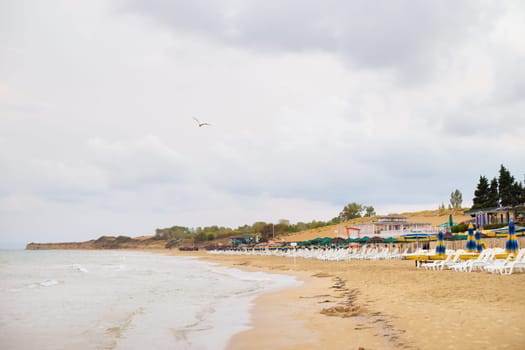 Beautiful sea and sandy beaches of Bulgaria, Nessebar