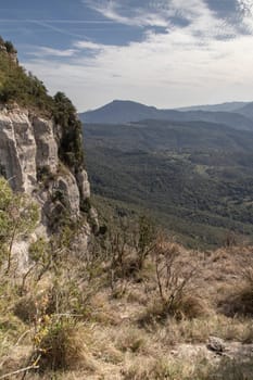 scenic landscape showing mountains and forest