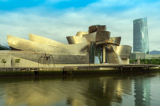 12.06.2022 - Bilbao, Spain: Guggenheim Museum in Bilbao, Basque Country, Spain museum modern art