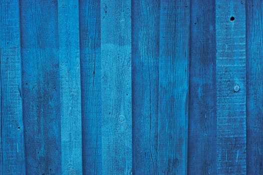 Cracked wooden wall surface close up, aquamarine color old shabby background. High quality photo