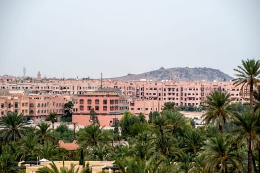 marrakech morocco rooftop view