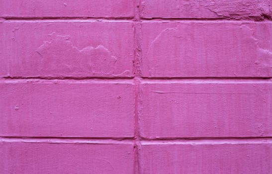 Purple painted concrete block wall