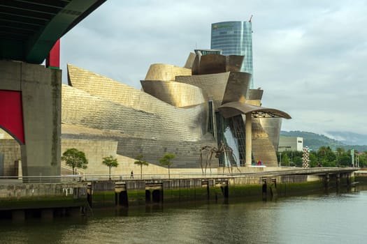 12.06.2022 - Bilbao, Spain: Guggenheim Museum in Bilbao, Basque Country, Spain museum modern art