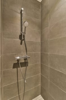 a shower that is very clean and ready to be used for use in the bathroom or as an additional room