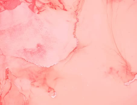 Delicate Luxury Marble. Acrylic Background. Fluid Color Texture. Abstract Splash. Elegant Art Paint. Alcohol Pink Marble. Feminine Mix. Oil Grunge Painting. Sophisticated Liquid Marble.