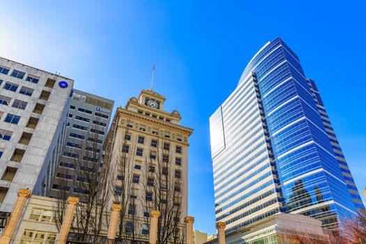 Jackson Tower is a 12-story, glazed terra-cotta historic office building in downtown Portland, Oregon.