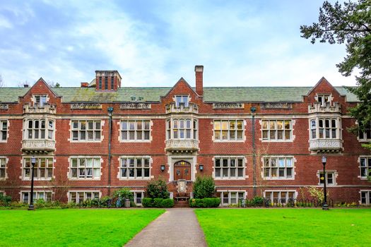 Portland, Oregon, USA - March 4, 2016: Reed College is a private liberal arts college in southeast Portland in the U.S. state of Oregon.