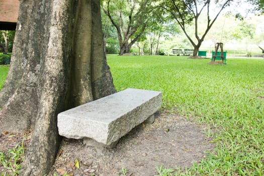 relaxing chair in the park