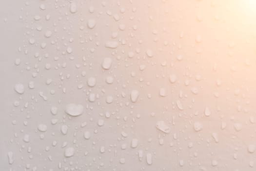 Water drops an gray surface. Abstract water drops background