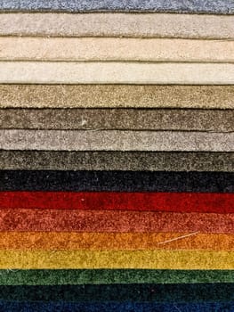 Colorful carpet samples background texture in high resolution