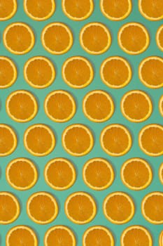 Fruit citrus seamless pattern. Orange tile texture.