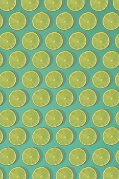 Fruit citrus seamless pattern. Lime tile texture.