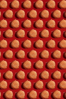 Close Up to Burgers, High Calorie Junk Food, Background. Pattern