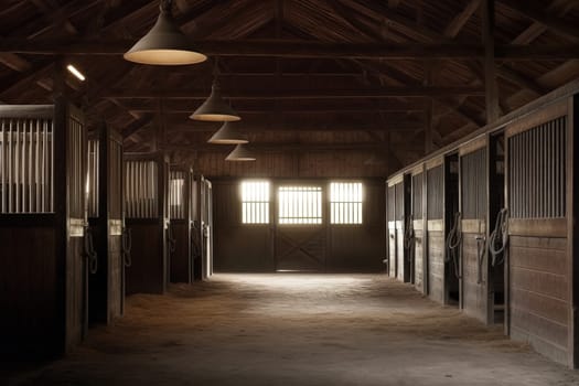 The Empty Stables. Generative AI.