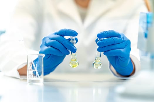 tested and experimental changes in plant genetics in the laboratory. High quality photo