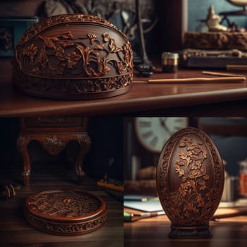 This product showcase image captures the beauty of a finished piece by highlighting its functionality, uniqueness, and overall quality. The proper lighting and background elements enhance the craftsmanship and draw attention to the piece's key features.