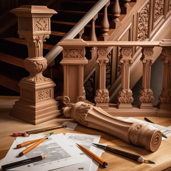 Explore the intricate designs of wooden architectural elements such as balusters, newel posts, and mantels, and discover the importance of woodworking in creating them. This craft requires skill and precision, and the resulting pieces are not only functional but also beautiful works of art.