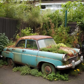 Experience the creativity and resourcefulness of urban gardening with this image of a garden filled with repurposed materials like old pallets, wine barrels, and discarded furniture. The DIY aesthetic of this garden showcases the potential for beauty to emerge from unexpected places and inspires a sense of ingenuity and self-sufficiency.