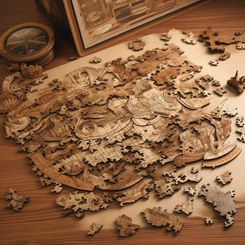 This wooden puzzles showcase image highlights the beauty and complexity of wooden puzzles, highlighting different types of puzzles such as jigsaw, interlocking, and three-dimensional puzzles. The proper lighting and composition techniques emphasize the precision and skill involved in creating these puzzles, showcasing the creativity and artistry of the wooden puzzle maker.