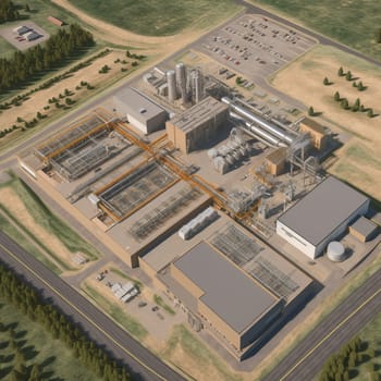 See the environmental benefits of waste-to-energy projects with this image of a landfill featuring a methane capture system. The system captures and utilizes the methane gas produced by decomposing waste to generate clean, renewable energy, significantly reducing greenhouse gas emissions.