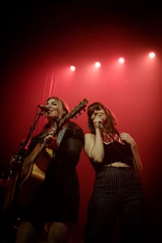 MELBOURNE, AUSTRALIA - MAY 5: Australian music group Clews support Holy Holy on their 'Messed Up' national tour at The Northcote Theatre on May 5 2023 in Melbourne, Australia
