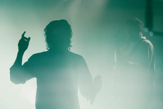MELBOURNE, AUSTRALIA - MAY 5: Australian music group Holy Holy perform their 'Messed Up' national tour at The Northcote Theatre on May 5 2023 in Melbourne, Australia