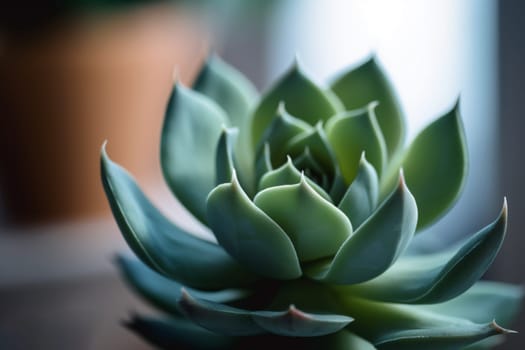 close up of a succulent house plant