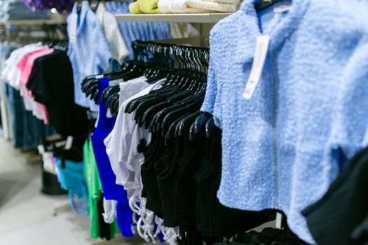 Clothing store clothes. High quality photo