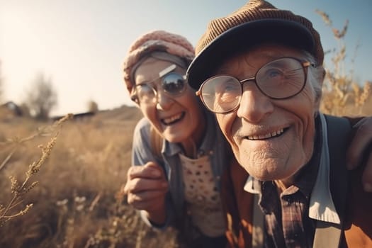 Old people healthy lifestyles, Gym, Fitness, doing sport, Elderly, people hiking and happy fitness , relax trekking together. Health, wellness , sport active lifestyle motivation with cardio