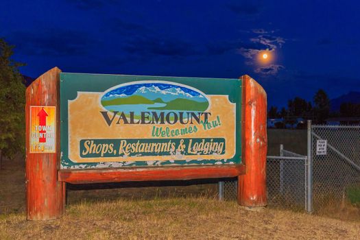 Valemount, BC Canada - AUGUST 9, 2014: Valemount is a small village popular for tourists, in east central British Columbia, Canada