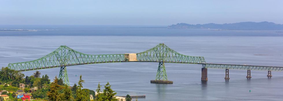 Astoria-Megler Bridge that spans the Columbia River