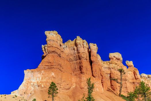 Close-up of Hoodoos in Bryce Canyon National Park, Utah.