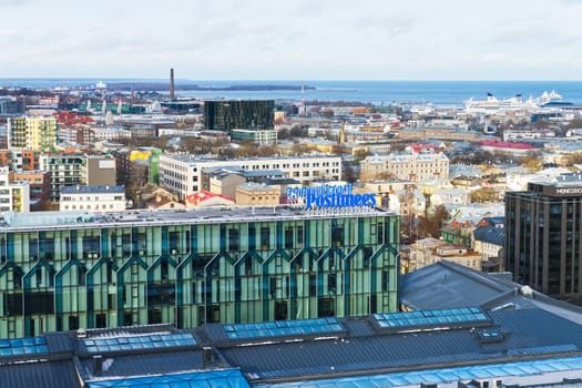 Tallinn, Estonia - May 2023. Panoramic view of the city at day. Tallinn, Estonia at day. capital city of Estonia, EU