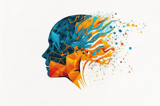 Illustration of artificial intelligence logo - Generative AI