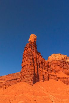 Chimney Rock in Capitol Reef National Park, Utah