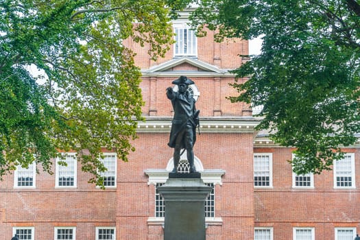 Independence Hall in downtown Philadelphia, Pennsylvania, USA