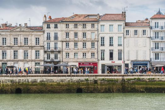 Old port of La Rochelle in Charente-Maritime in France