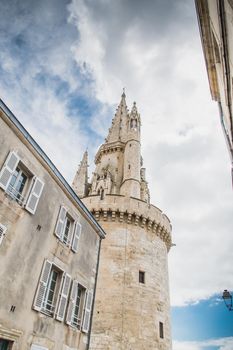 The lantern tower in La Rochelle in the Charente-maritime region of France