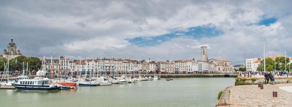 Old port of La Rochelle in Charente-Maritime in France