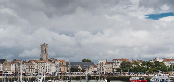 Old port of La Rochelle in Charente-Maritime in France