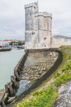 The Saint-Nicolas tower in La Rochelle in the Charente maritime region of France