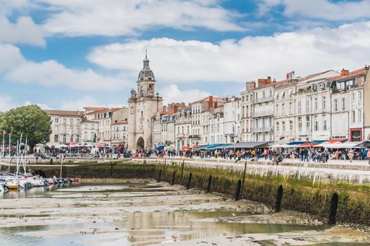 Old port of La Rochelle in Charente-Maritime in France