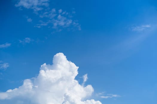 blue sky and white clouds, sky nature background concept