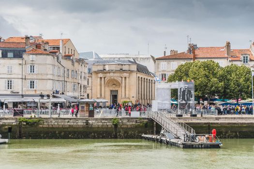 Old port of La Rochelle in Charente-Maritime in France