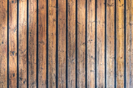 Photo of Light brown wooden plank texture wall background